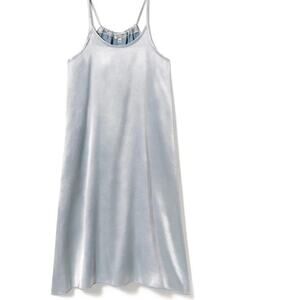 Ruby Satin Cami With Spaghetti Strap And Gathered Back